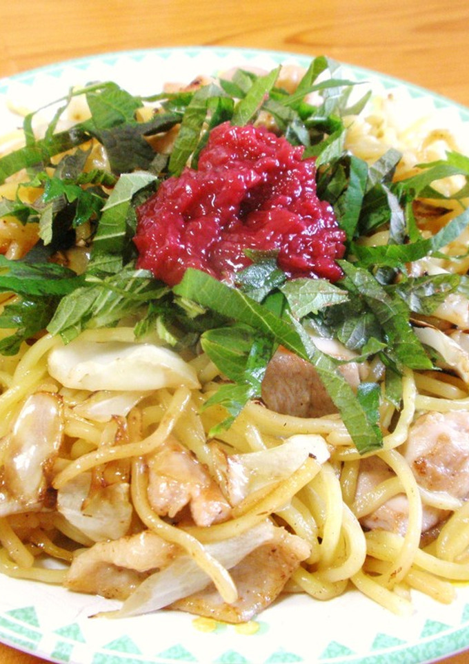 梅しそでさっぱり☆塩焼きそば-レシピのメイン写真