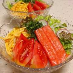 รูปของ 簡単♡サラダ冷やし中華