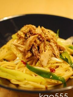 焼き鯖のペペロンチーノ-レシピのメイン写真