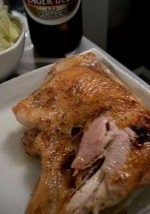 野趣あふるる鶏のもも肉焼き-レシピのメイン写真