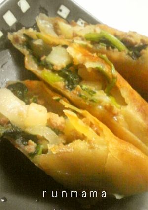 ﾊﾟﾘｯｻｸｯ！野菜いっぱい洋風春巻き-レシピのメイン写真
