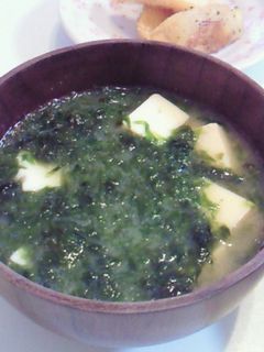 生海苔と豆腐の味噌汁-レシピのメイン写真