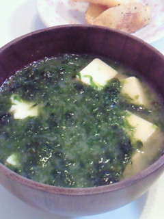 生海苔と豆腐の味噌汁-レシピのメイン写真