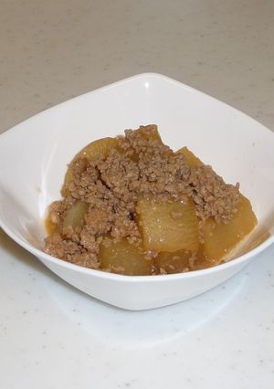 大根と豚ひき肉の味噌そぼろ煮-レシピのメイン写真