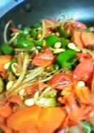 カラフル野菜のスパイス炒め-レシピのメイン写真