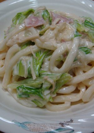 カルボうどん-レシピのメイン写真
