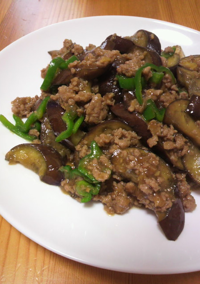 なすとひき肉の甘辛中華炒め-レシピのメイン写真