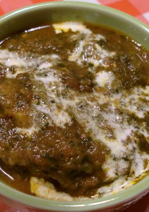 インドカレー　ほうれん草とチキン-レシピのメイン写真