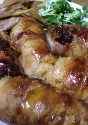 肉巻きおにぎり-レシピのメイン写真