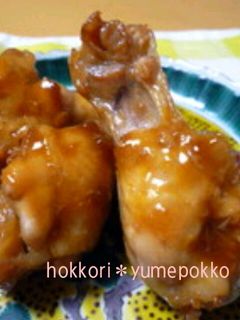 鶏手羽元*梅干入れてサッパリ煮-レシピのメイン写真
