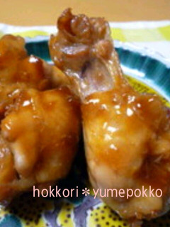 鶏手羽元*梅干入れてサッパリ煮-レシピのメイン写真