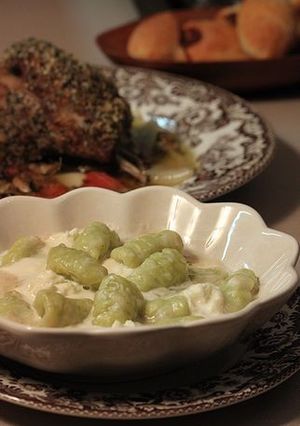 そら豆のニョッキ・豆乳ソース-レシピのメイン写真