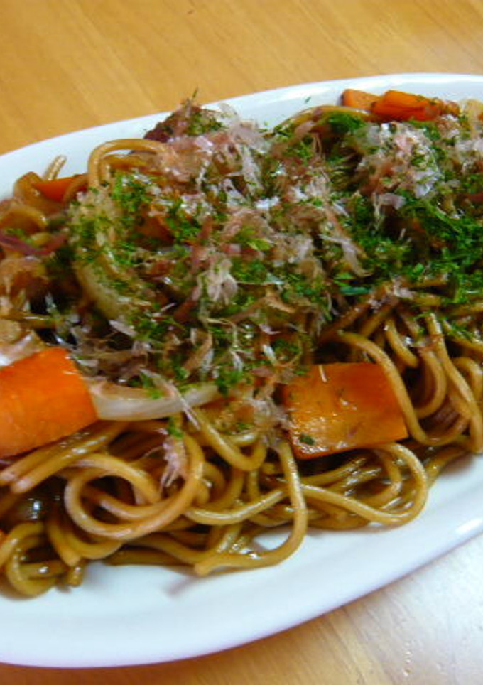 3つのソースが香る*絶品 簡単*焼きそば-レシピのメイン写真