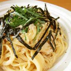 รูปของ 切れ子で簡単！たらこクリームパスタ