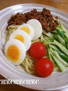つけてみそ かけてみそ使用♡♥肉味噌冷麺-レシピのメイン写真