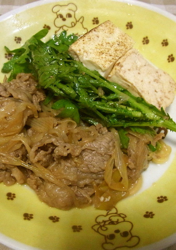 焼き豆腐のすき焼き風-レシピのメイン写真