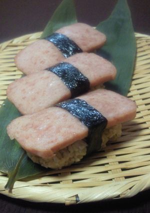 ダイエット♪玄米スパムおにぎり-レシピのメイン写真