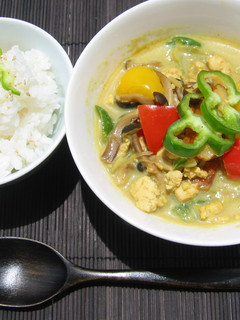 タイ風ぢゃないよ『和風*グリーンカレー』-レシピのメイン写真