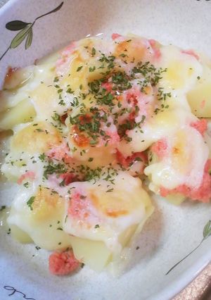 じゃがいもの明太マヨチーズ焼き-レシピのメイン写真