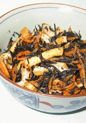 ひじきの煮物は自家製が一番-レシピのメイン写真