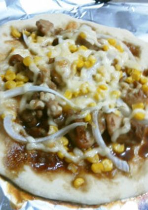 照り焼きチキンのマヨピザ-レシピのメイン写真