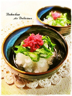 *梅シソ大根おろし*-レシピのメイン写真