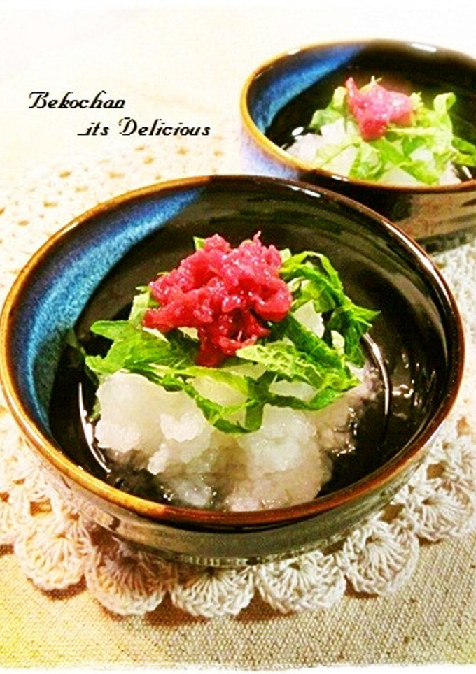 ＊梅シソ大根おろし＊-レシピのメイン写真