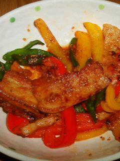 パプリカと焼き肉炒め☆-レシピのメイン写真