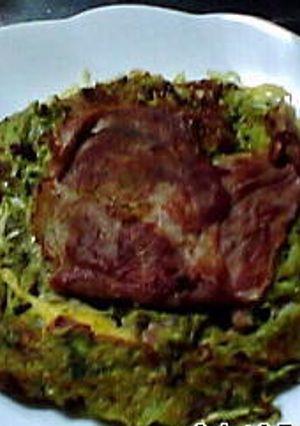 ミドリ色な＊お好み焼き＊-レシピのメイン写真