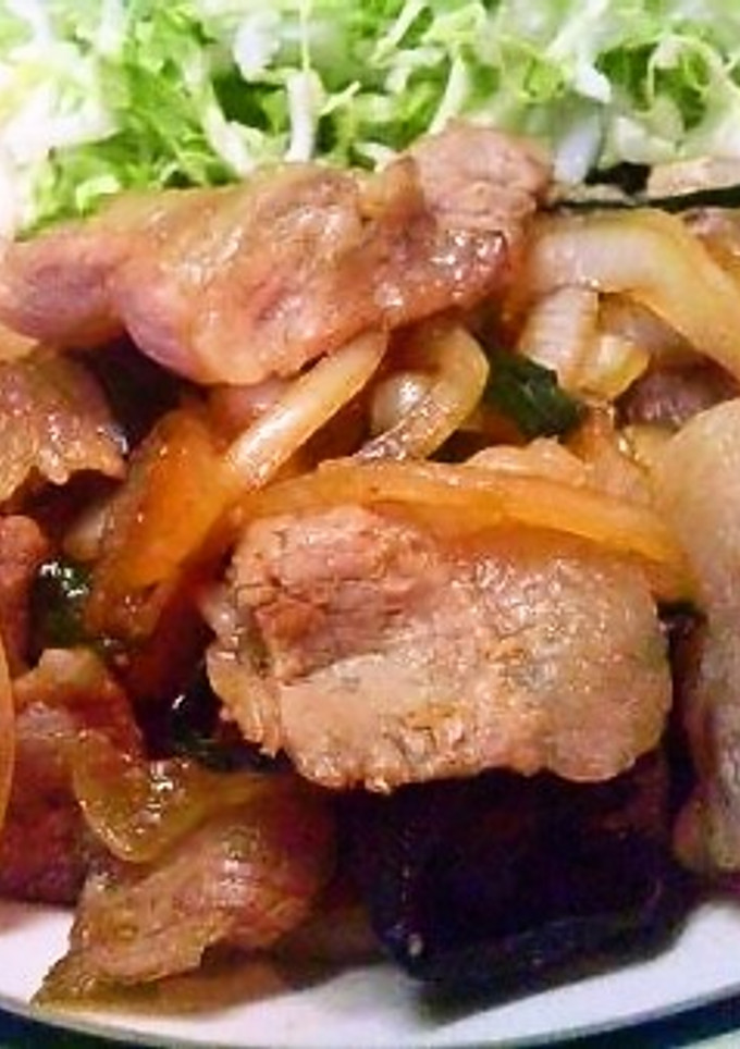 秘伝のタレで！定食屋の豚のしょうが焼き-レシピのメイン写真