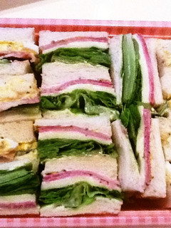 お弁当☆3種類のサンドイッチ-レシピのメイン写真