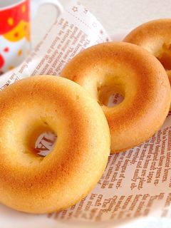 ほんのりハニーのシンプル☆焼きドーナツ-レシピのメイン写真