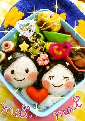 七夕＊彦星さま＆織姫さま＊キャラ弁-レシピのメイン写真