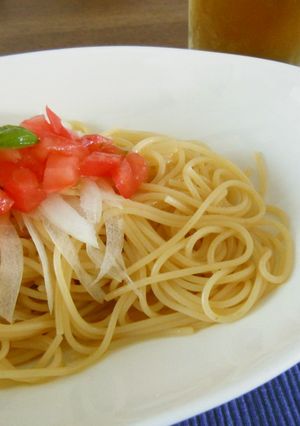 冷たいパスタ-レシピのメイン写真