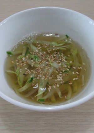 오이냉국　きゅうりの冷たいスープ-レシピのメイン写真