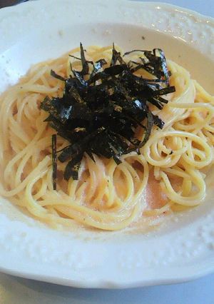 めんたいクリームパスタ〜お一人様〜-レシピのメイン写真
