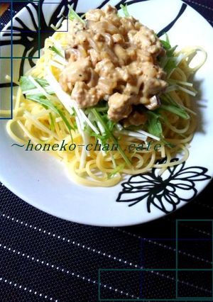 ☆味噌チーズとひき肉のこってり和洋スパ☆-レシピのメイン写真