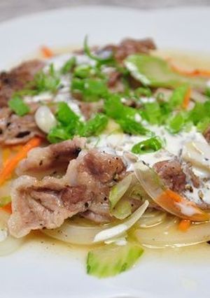 電子レンジ♪　野菜もおいしい～冷シャブ-レシピのメイン写真