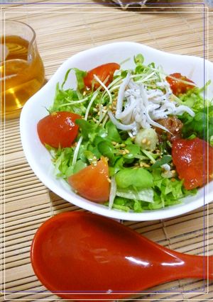 レタスたっぷり　シャキシャキ冷やし茶漬け-レシピのメイン写真