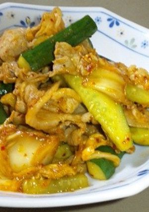 コリコリ豚キムチ-レシピのメイン写真