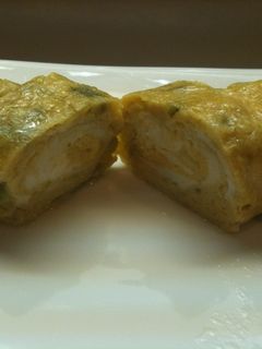 ✿チーズとミョウガの卵焼き✿-レシピのメイン写真