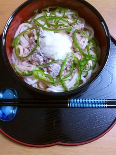 サバ缶で♡冷やしおろしうどん-レシピのメイン写真