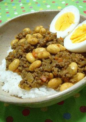 大豆で+栄養*簡単*ドライカレー-レシピのメイン写真