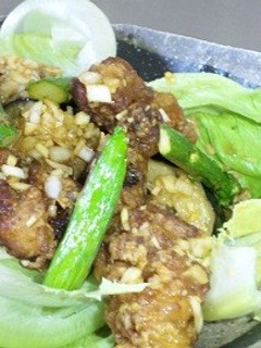 鶏から揚げのスタミナ香味和え-レシピのメイン写真