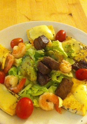 豆腐と牛肉のサラダ-レシピのメイン写真