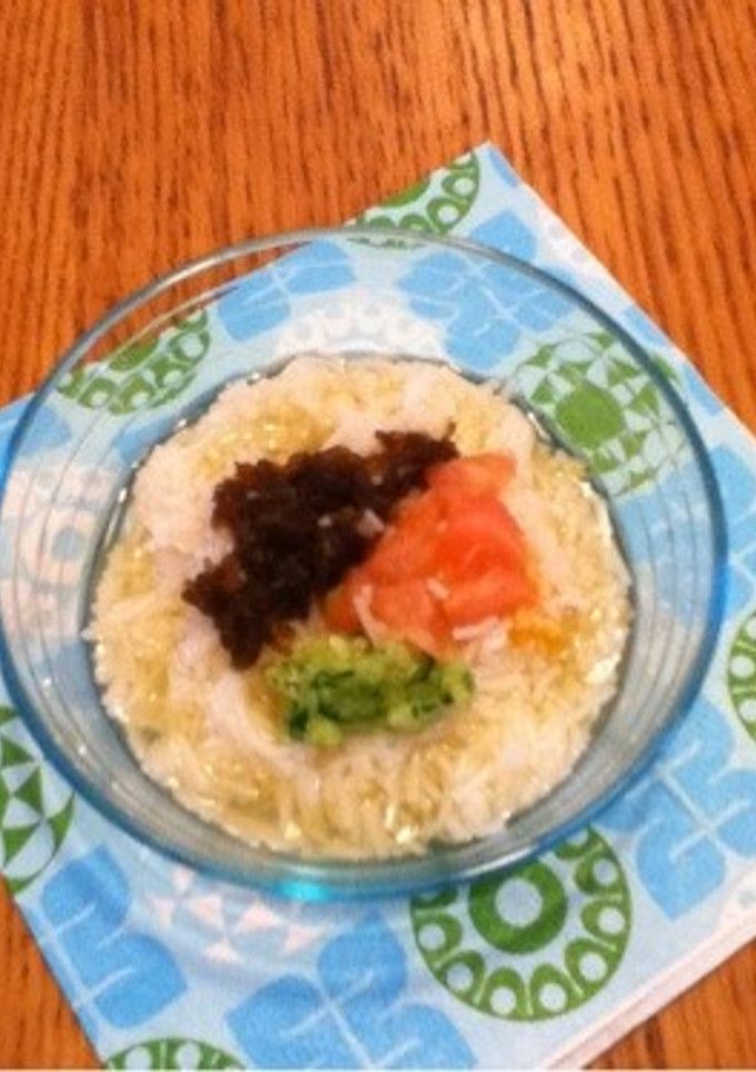 離乳食 もずくのそうめん-レシピのメイン写真