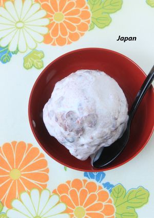 夏の親友★混ぜるだけ！材料２つ小倉アイス-レシピのメイン写真