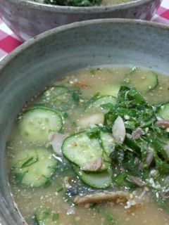 簡単に冷汁を♪-レシピのメイン写真