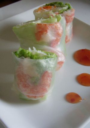 野菜たっぷり！そうめんの生春巻き-レシピのメイン写真