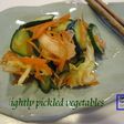 野菜の浅漬け